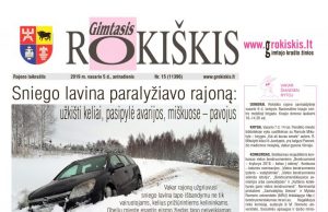 „Gimtasis Rokiškis“ 2019 m. vasario 5 d., antradienis