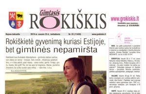 „Gimtasis Rokiškis“ 2019 m. vasario 23 d., šeštadienis