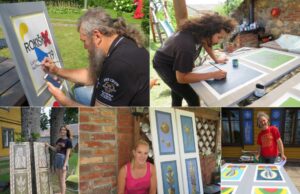 Langinių tapytojai įrodė – kiškių tema neišsemiama