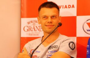 “Samsonas Rally Rokiškis“ – pirmieji nuostoliai: Vaidoto Žalos automobilis susidūrė su stirna