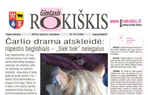 „Gimtasis Rokiškis“ 2019 m. spalio 8 d., antradienis
