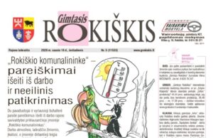 „Gimtasis Rokiškis“ 2020 m. sausio 18 d., šeštadienis