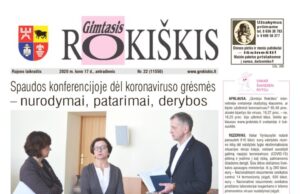 „Gimtasis Rokiškis“ 2020 m. kovo 17 d., antradienis