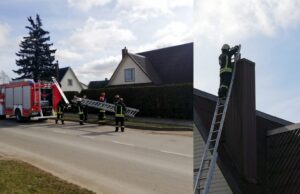 Kamine užsidegė suodžiai