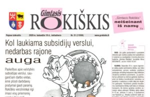 „Gimtasis Rokiškis“ 2020 m. balandžio 18 d., šeštadienis