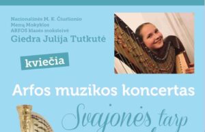 Arfos muzikos koncertas „Svajonės tarp stygų“ rugpjūčio 15d.
