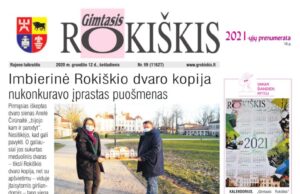 „Gimtasis Rokiškis“ 2020 m. gruodžio 12 d., šeštadienis