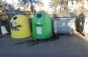 Konteineriuose – panaudota alyva