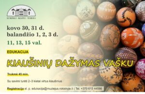 Edukacinis renginys Rokiškio krašto muziejuje