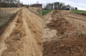 Prasidėjo žvyrkelių atstatymo ir remonto darbai