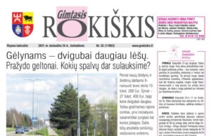 „Gimtasis Rokiškis“ 2021 m. balandžio 24 d., šeštadienis
