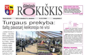 „Gimtasis Rokiškis“ 2021 m. balandžio 27 d., antradienis