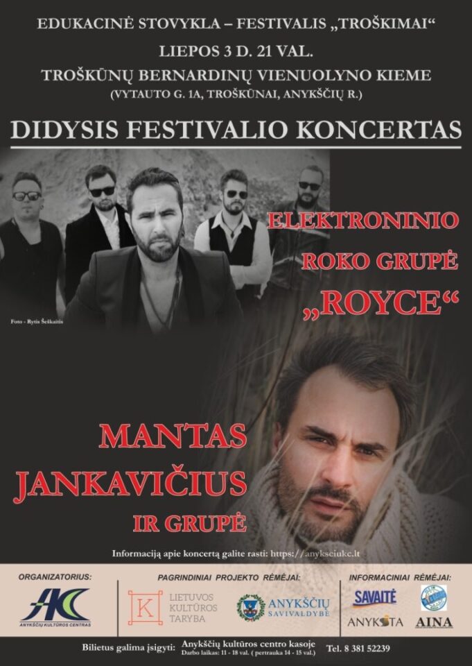 DIDYSIS FESTIVALIO KONCERTAS TROŠKIMAI