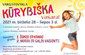Vaikų stovykla „Kūrybiška vasara”