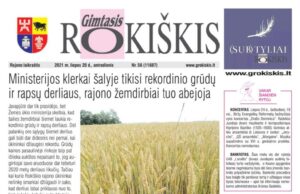 „Gimtasis Rokiškis” 2021 m. liepos 20 d., antradienis