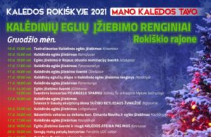 Kalėdinių eglių įžiebimo renginiai