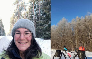 Iš Paryžiaus į Rokiškį Monique atmynė dviračiu