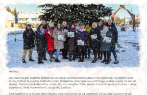 Su šv. Kalėdom ir džiaugsmingų Naujųjų metų!