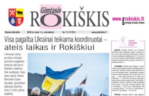 „Gimtasis Rokiškis“ 2022 m. kovo 1 d., antradienis