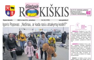 „Gimtasis Rokiškis“ 2022 m. kovo 22 d., antradienis