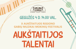 Kvečia į gabių muzikai mokinių festivalio “Aukštaitijos talentai 2022” koncertą
