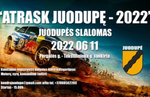 Kviečia dalyvauti automobilių slalome „Atrask Juodupę 2022“