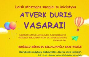 Atverk duris vasarai!