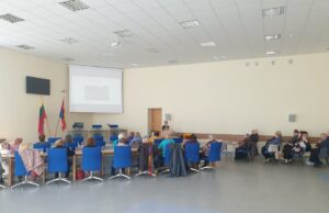 Rokiškėnus domino paskaita apie mitybą