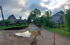 Pradėta tvarkyti dar viena Rokiškio gatvė