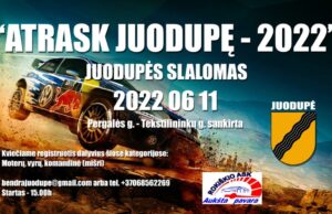 Šeštadienį Juodupėje – automobilių slalomas