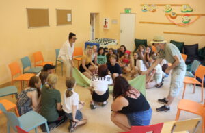 Jaunieji dailininkai Žiobiškyje ne tik piešė