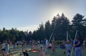 L. Šepkos parke – nauja vaikų žaidimų aikštelė