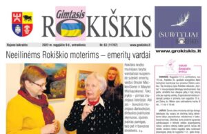 “Gimtasis Rokiškis” 2022 m. rugpjūčio 9 d., antradienis