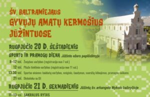 Šv. Baltramiejaus gyvųjų amatų kermošius Jūžintuose