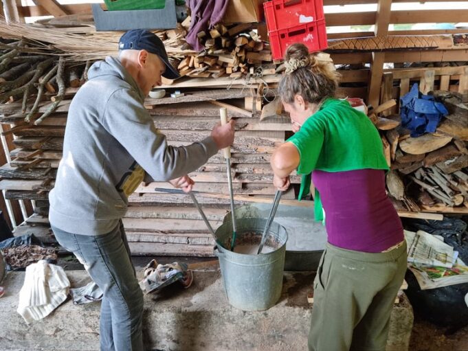 raugo keramikos vyksmas