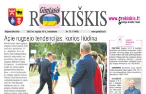 „Gimtasis Rokiškis“ 2022 m. rugsėjo 10 d., šeštadienis