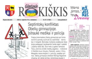 „Gimtasis Rokiškis” 2022 m. lapkričio 19 d., šeštadienis