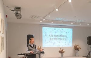 Rokiškyje vyko paskaita apie dezinformaciją ir jos valdymą