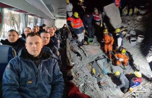 Gelbėjimo operacijoje Turkijoje dalyvauja ir Rokiškio ugniagesių vadas Dalius Kunigėlis