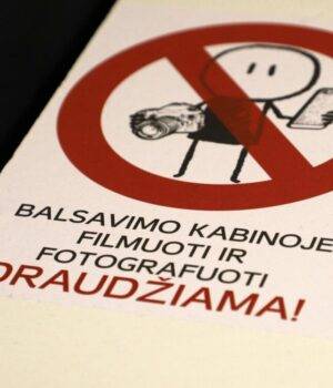 draudžiama fotografuoti eltos nuotr