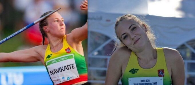 greta kraštietės lengvaatletės