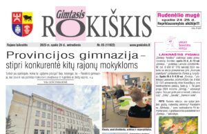 „Gimtasis Rokiškis” 2023 m. spalio 24 d., antradienis