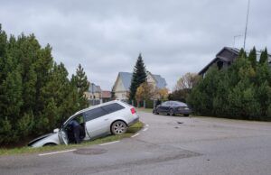 Susidūrė du „Audi“ automobiliai