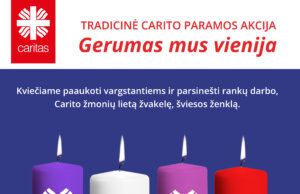 Į kelionę po Lietuvą „Caritas“ išlydi 80 tūkst. gerumo žvakelių