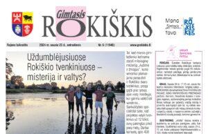 „Gimtasis Rokiškis” 2024 m. sausio 23 d., antradienis
