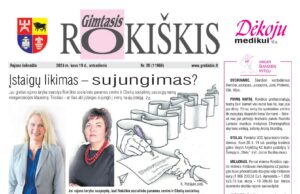 „Gimtasis Rokiškis” 2024 m. kovo 19 d., antradienis
