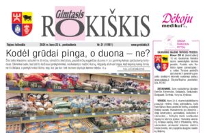 „Gimtasis Rokiškis” 2024 m. kovo 22 d., penktadienis