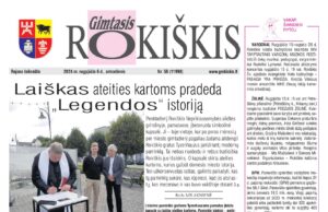 „Gimtasis Rokiškis” 2024 m. rugpjūčio 6 d., antradienis