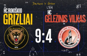 „Grizliai“ – treti. Laukia „Banginiai“