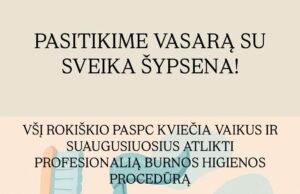 Pasitikime vasarą su sveika šypsena!
